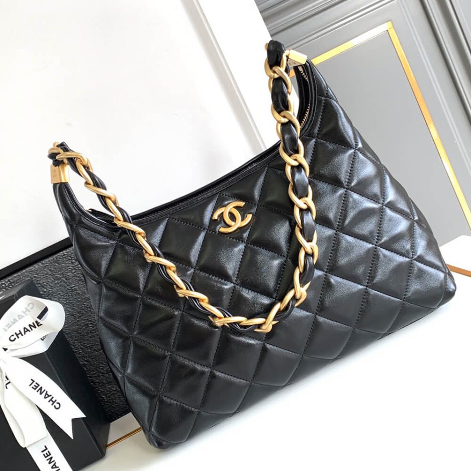 Ch*el large hobo bag