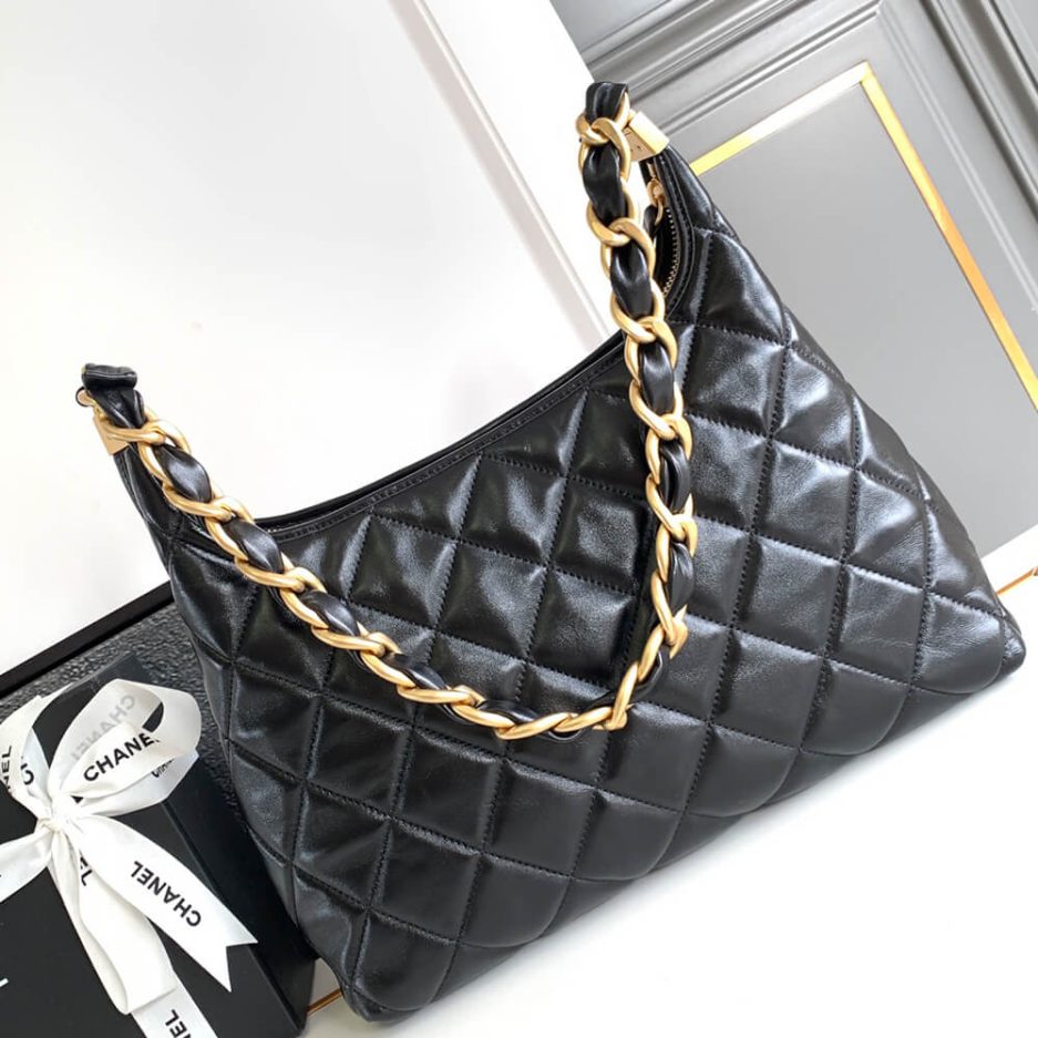 Ch*el large hobo bag