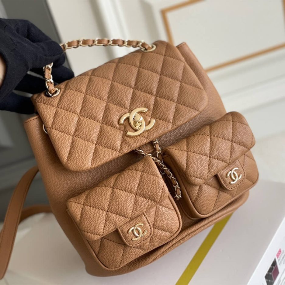 Ch*el caviar backpack