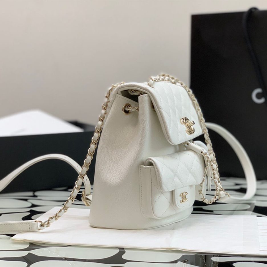 Ch*el caviar backpack