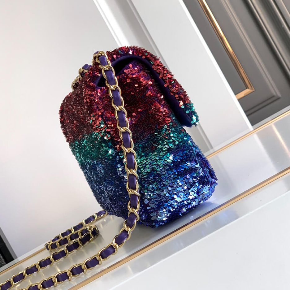 Ch*el small flap bag