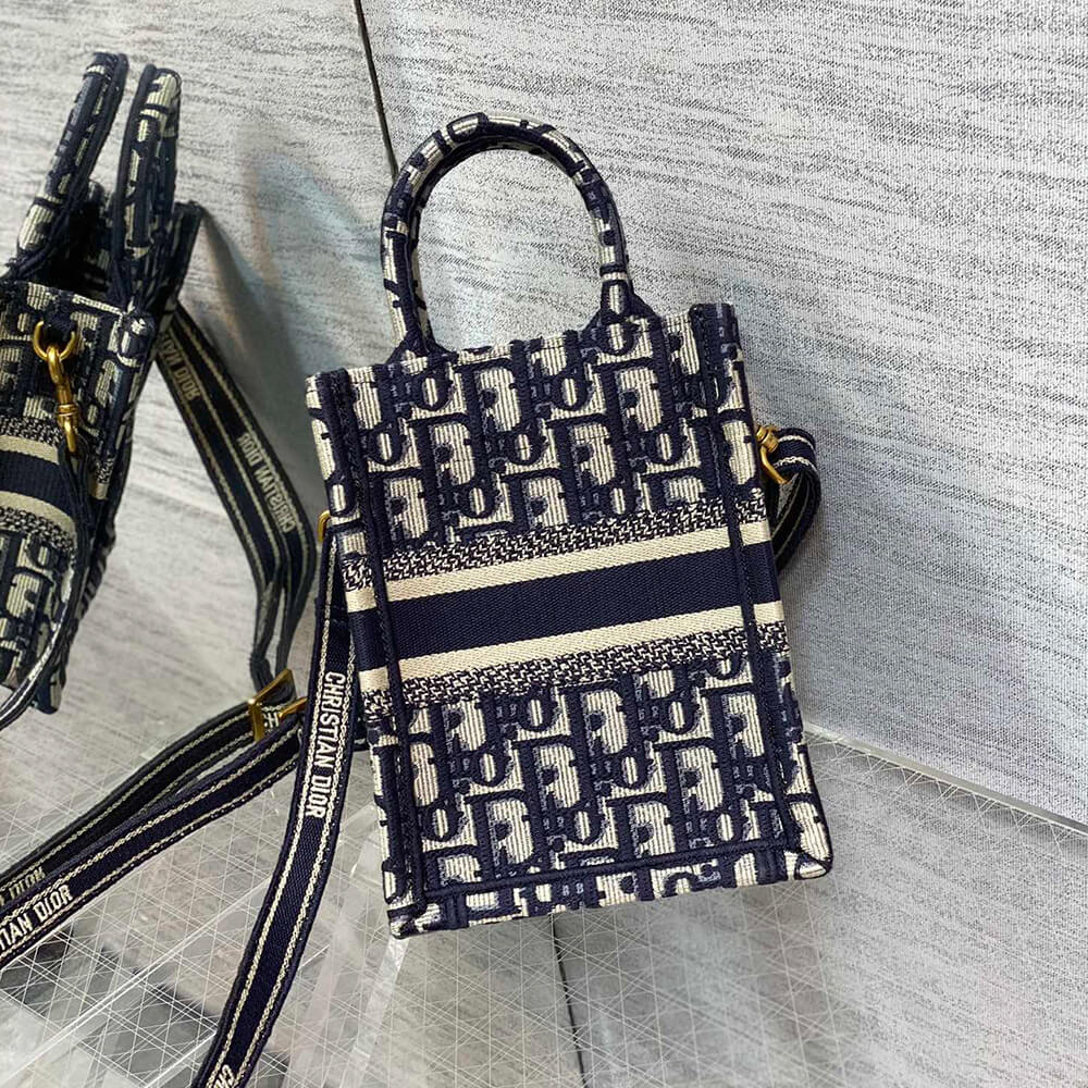 mini vertical D*or book tote